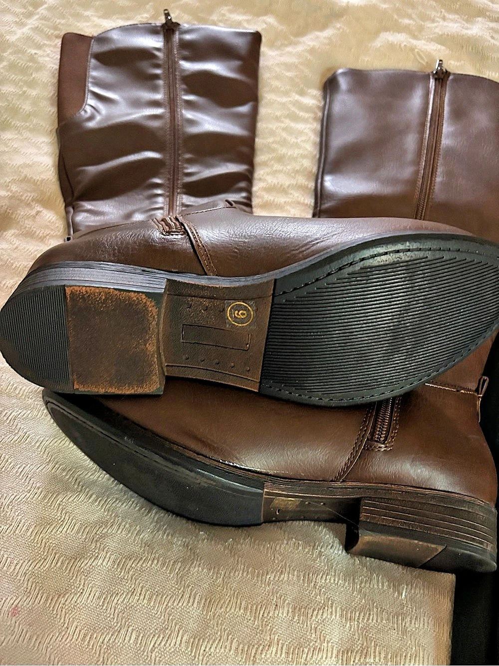 Over-the-Knee Boots Brown US 9 - Picture 3 of 5
